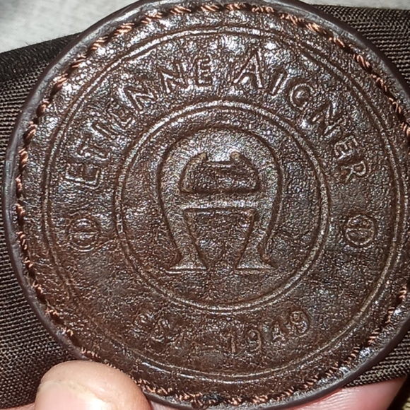 Stylish canvas brown ETIENNE AIGNER - Picture 14 of 16